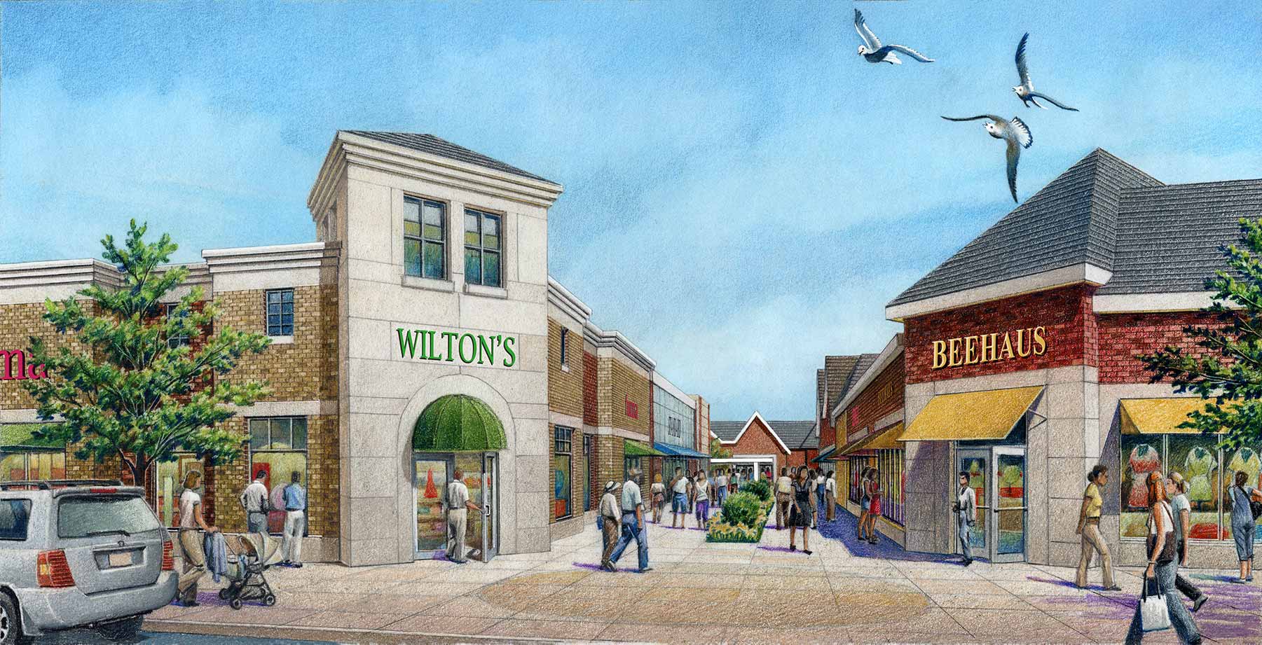 Barrington Square Façade Renovation Interwork Architects